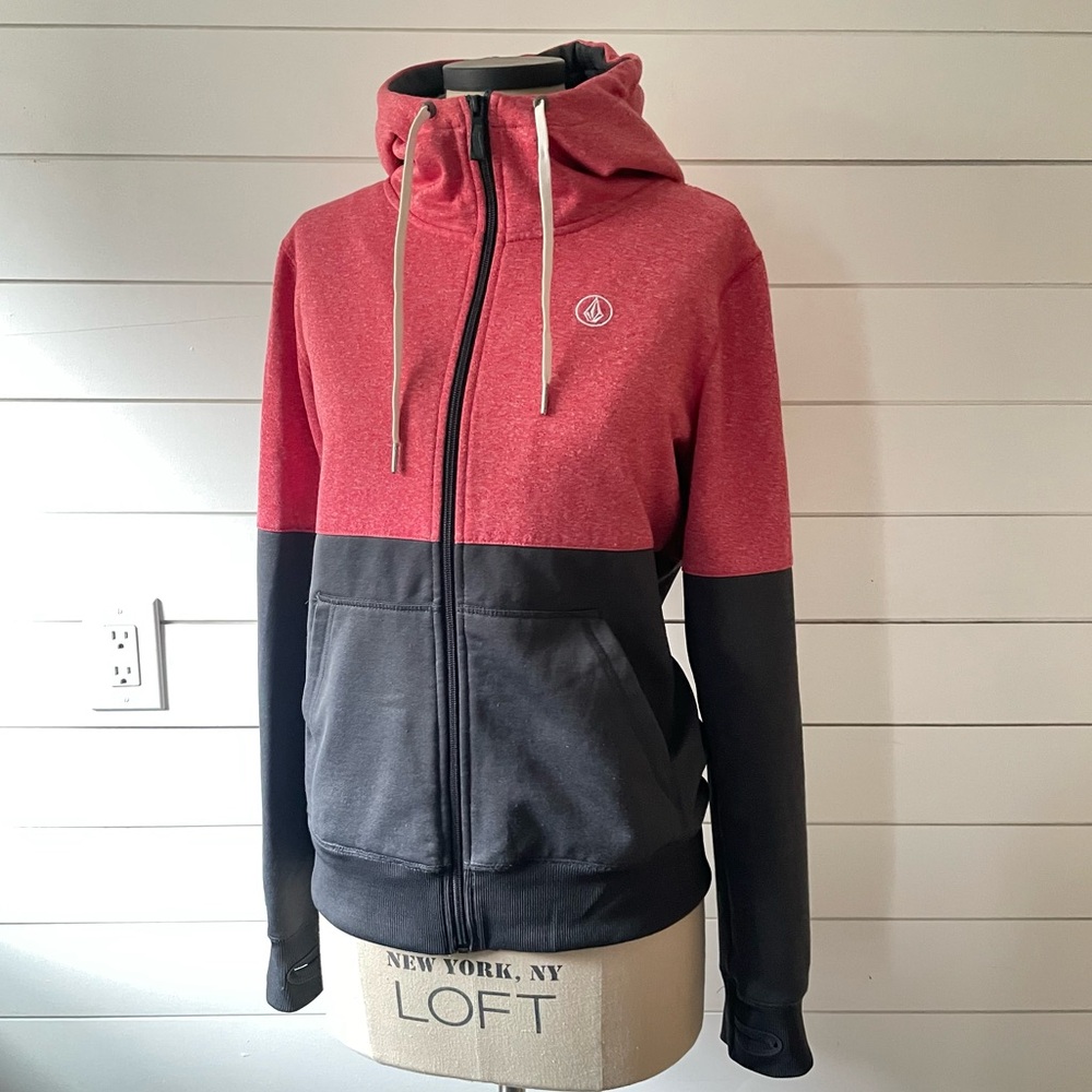 Volcom - Women's Dry Ride Color Block Hoodie- Size Medium
